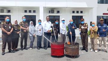 Kejari Beltim Setor 2,3 Miliar ke Kas Negara 