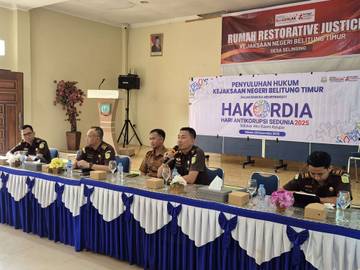 Kejari Beltim Beri Penyuluhan Hukum Peringatan Hakordia 
