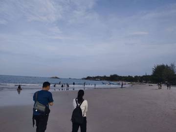 Wisata Perahu di Pantai Rambak Bangka