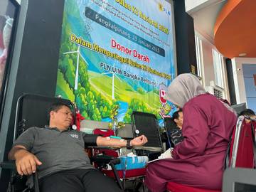 Peringati Bulan K3, PLN Babel Gelar Donor Darah
