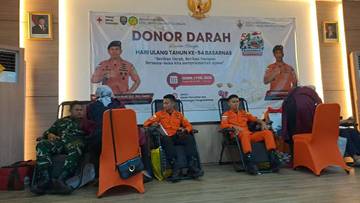 Kansar Pangkalpinang Lakukan Aksi Kemanusiaan Sambut HUT Basarnas 