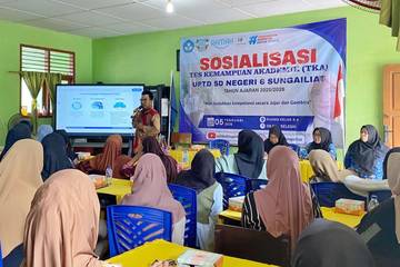 SDN 6 Sungailiat Sosialisasi Tes Kemampuan Akademik