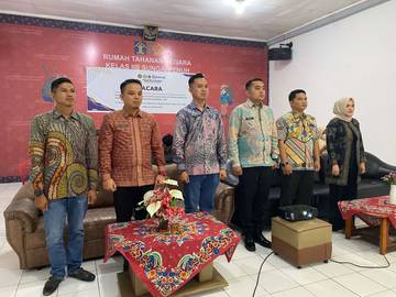 Enam Anggota Rutan Sungai penuh Dikukuhkan Sebagai Pengurus Koperasi Indokopasindo UPT Pemasyarakatan