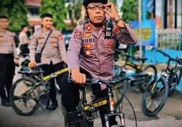 Polres Kerinci Gelar Operasi Bersepeda Ramadhan 