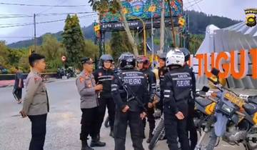 Tim Elang Kota Sat Samapta Polres Kerinci Patroli di Titik Strategis 