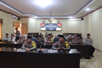 Polres Kerinci  Gelar Buka Puasa Bersama Awak Media
