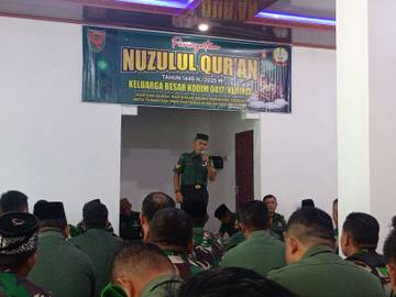 Kodim 0417/Kerinci Gelar Peringatan Nuzul Quran 1446 H