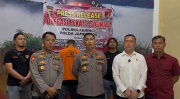 Operasi Pekat 2025, Polres Kerinci Amankan 83 Pelaku