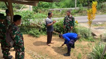 Satgas TMMD Tinjau Ulang Titik Sumur Bor Sungai Jernih