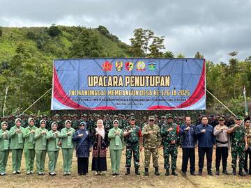 Danrem 042/Gapu Tutup TMMD ke-126 di Sungai Penuh