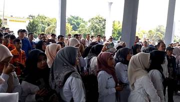 Ratusan PPPK Paruh Waktu Sungai Penuh Datangi BKPSDM