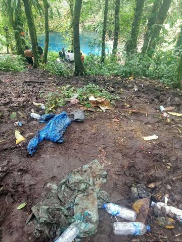 Libur Nataru, Sampah Cemari Keindahan Danau Kaco