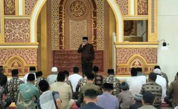 Wako Alfin Safari Jum’at di Masjid Nurul Falah