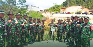 Danramil Kodim 0417 Kerinci Hadiri Penanaman Pohon Serentak