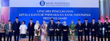 Wabup Kerinci Hadiri Pengukuhan Kepala BI Jambi