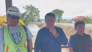 Normalisasi Sungai Batang Merao Bebaskan Warga dari Banjir