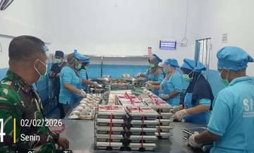 Serma Basrizal Pantau Program MBG Hamparan Rawang