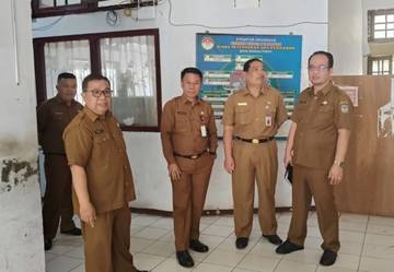 Sekda Alpian Sidak SKPD Pasca Perubahan SOTK