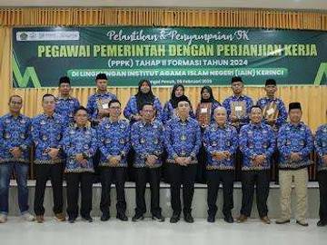 IAIN Kerinci Resmi Serahkan SK PPPK Formasi 2024
