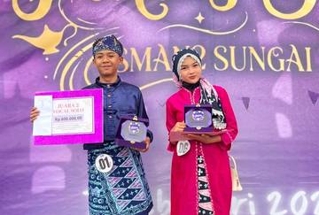 Siswa MTsN 1 Sungai Penuh Juara Solo Song