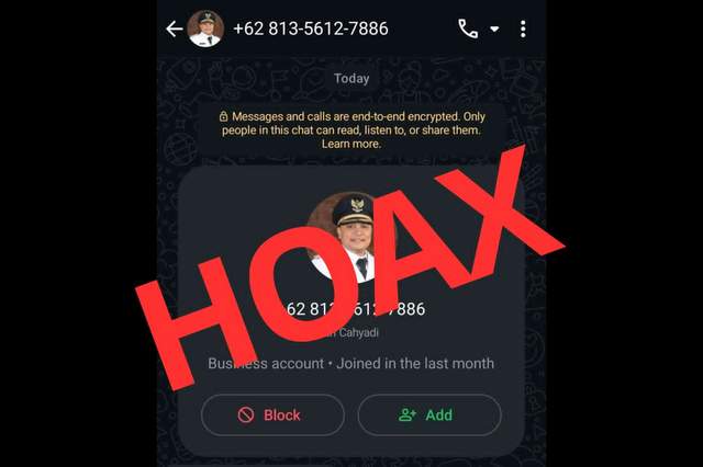 Waspadai Penipuan Mengatasnamakan Walikota Eri Cahyadi