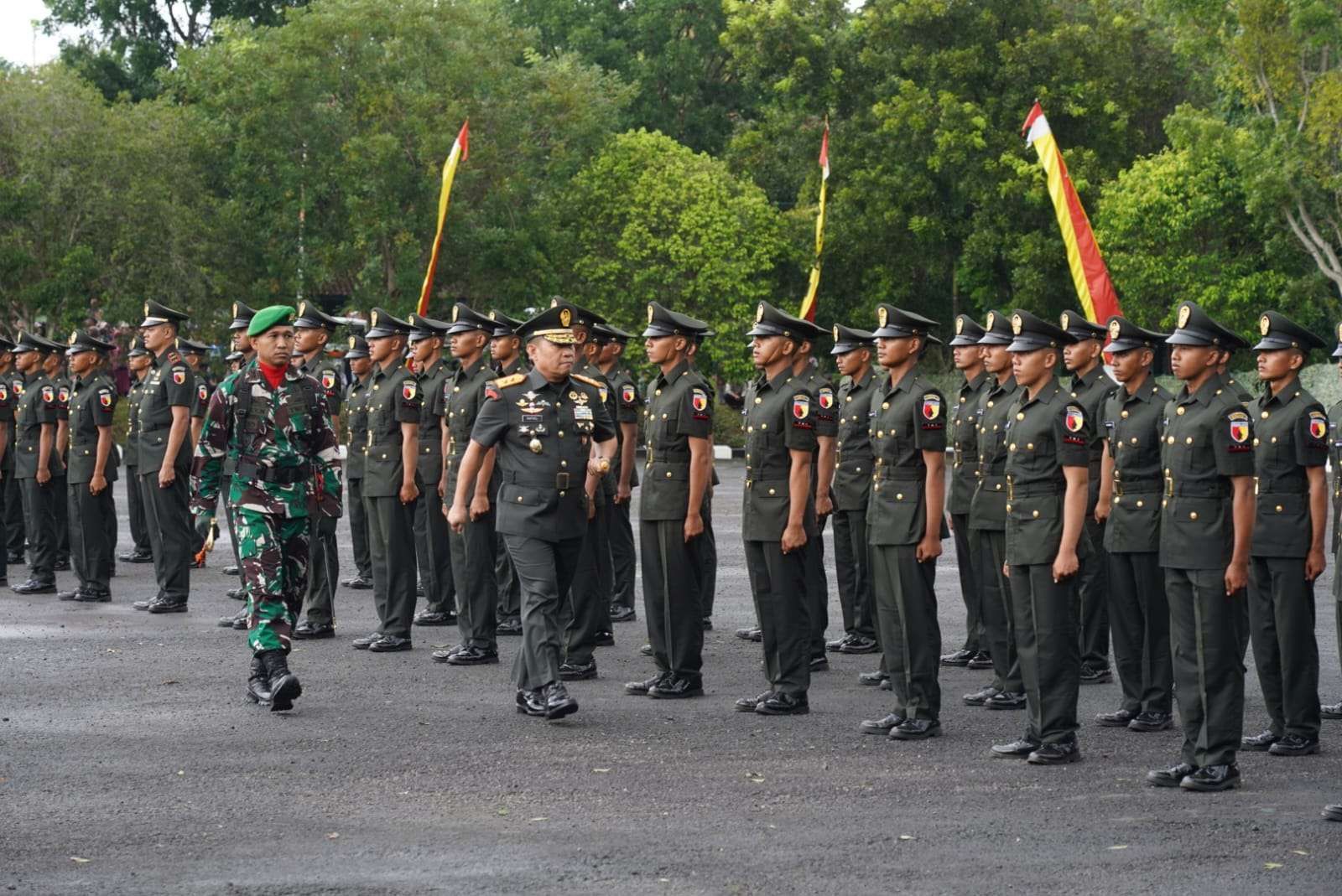 Ratusan Siswa Tamtama Resmi Menjadi Prajurit TNI AD