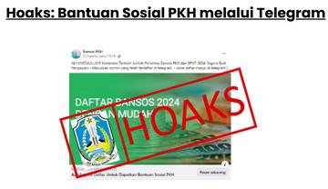 Hoaks: Bantuan Sosial PKH melalui Telegram