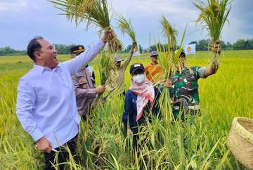 DPR RI Apresiasi Peningkatan Produksi Panen Raya di Sidoarjo ‎