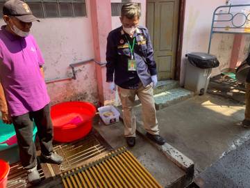 BBKK Surabaya Ukur Indeks Kepadatan Lalat di AHES