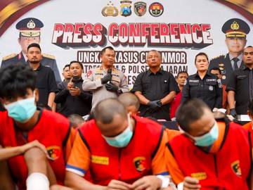 Polrestabes Surabaya Ungkap 64 Kasus Curanmor Sepanjang 2025