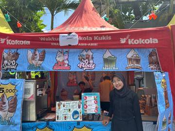 UMKM Joo Ice Cream Ikuti Bazar RRI Fest