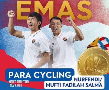 Atlet Paracycling Sumbang Emas Pertama ASEAN Paragames 2025