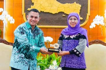 Khofifah Dukung TVRI Sukseskan Siaran Piala Dunia 2026