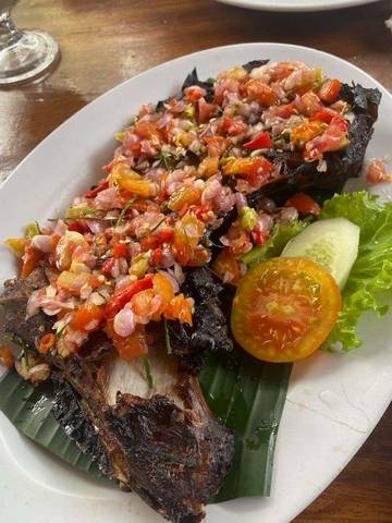 Rahang Tuna Bakar, Sajian Pedas Khas Manado