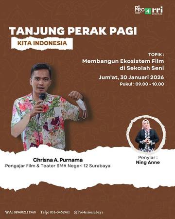 Ekosistem Film Sekolah Digarap, SMKN 12 Surabaya Disorot