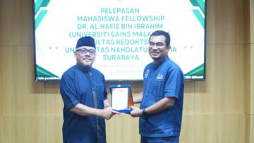 FK Unusa Terima Fellowship Mahasiswa University Sains Malaysia