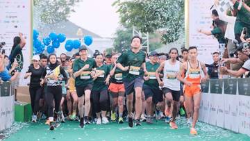 Bareng Ribuan Pelari, Mangkunegara X Ikuti Mangkunegaran Run In Solo