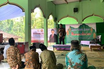 Ruwahan di Sragen, Sriyanto Anggota DPR RI Sosialisasikan 4 Pilar Kebangsaan