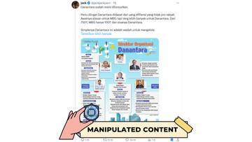 Infografis Struktur Organisasi Danantara Viral, Faktanya Dimanipulasi