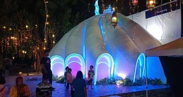 Masyarakat Antusias di Event Solo Ramadan Light Festival 2025