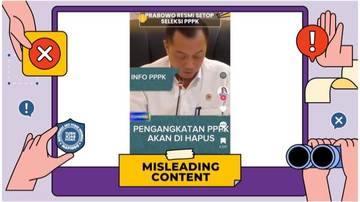 Klaim Pengangkatan PPPK Dihentikan, Faktanya Misinformasi