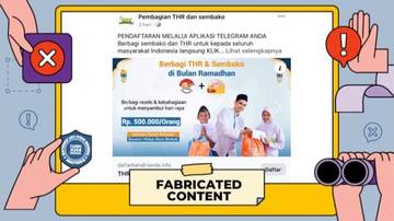 Waspada Penipuan THR dan Sembako di Media Sosial