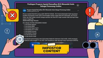 Waspada, Akun Facebook Palsu Tautan Festival Berhadiah BCA