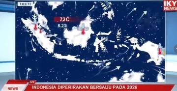 Hoaks! Indonesia Turun Salju Pada Tahun 2026