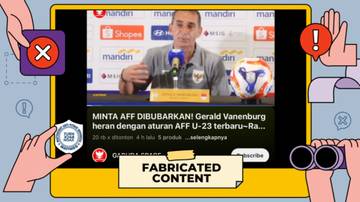 Hoaks, Pelatih Timnas U-23 Minta AFF Dibubarkan