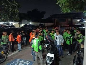 Driver Ojol Serahkan Terduga Pelaku Order-Fiktif ke Polres-Boyolali