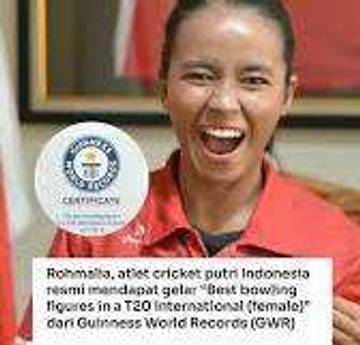 Atlet Cricket Putri Indonesia Masuk Guinnes World Records