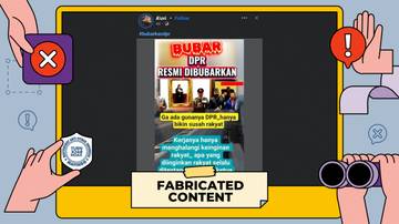 Klaim DPR Resmi Dibubarkan Terbukti Hoaks