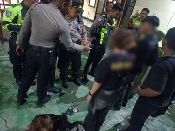 Polsek Delanggu Amankan Enam Remaja Konvoi Knalpot Brong