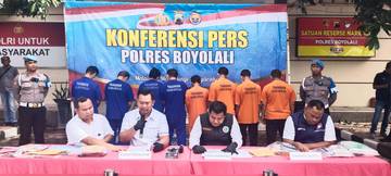 Polres Boyolali  Gelar Press Rilis Kasus Narkoba   